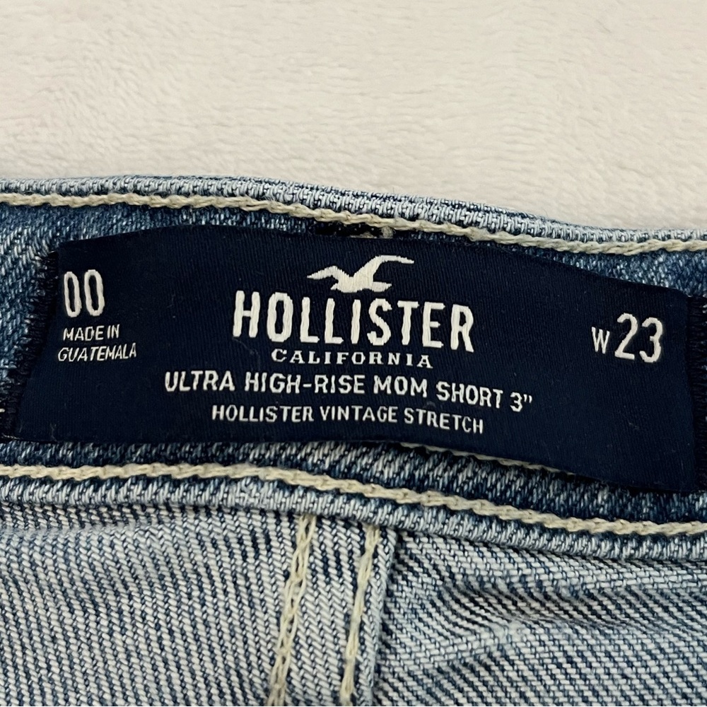 Hollister High Rise Jean Shorts- New Without Tag - Picture 5 of 9